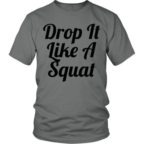 Image of Squat exercise benefits for buttocks and glute workout routine t-shirt - mommyfanatic