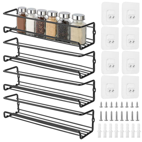 Image of wall mounted spice rack 