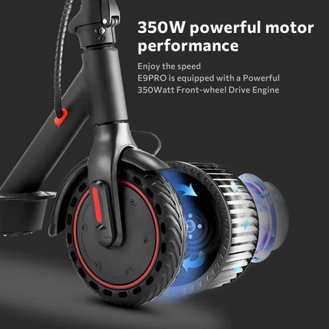 Image of Motorized Electric Scooter For Heavy Adults Foldable Portable 2022 - mommyfanatic