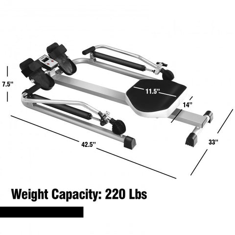 Image of rowing machine workout