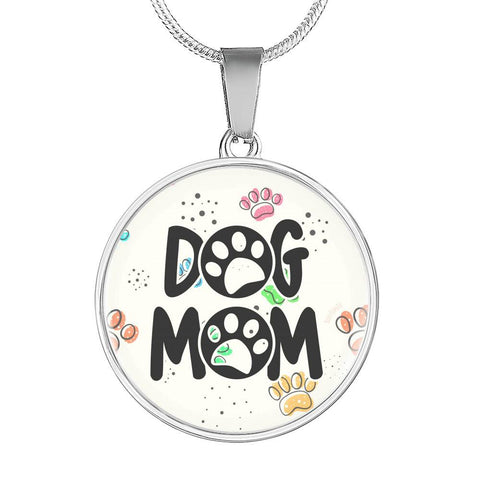 Image of Dog Mom pendant necklace - mommyfanatic