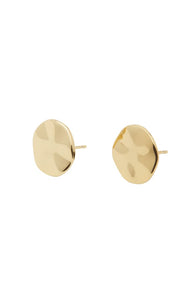 Small dainty Stud Earrings sterling silver & gold half hoop diameter set - mommyfanatic