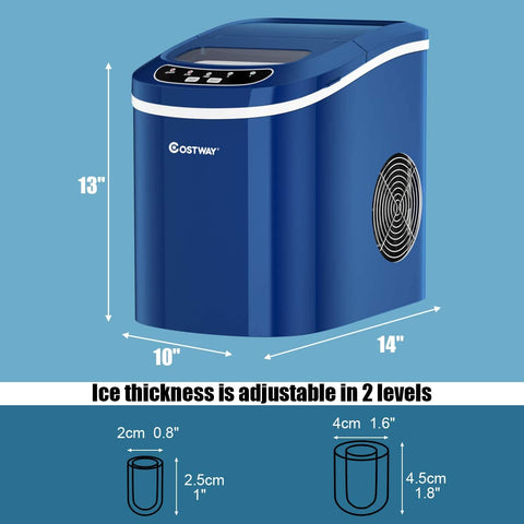Image of Small Countertop ice maker portable nugget crushed ice - affordable - mommyfanatic