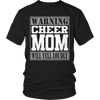 Cheer Mom Will Yell Loudly Tshirt - mommyfanatic