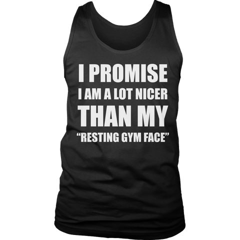 Image of Resting gym face facial muscles & exercises t-shirt - mommyfanatic