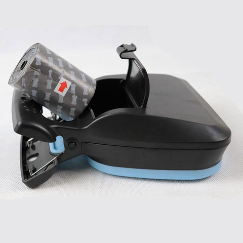 Image of Portable foldable self bagging dog pooper scooper with bag attached - mommyfanatic