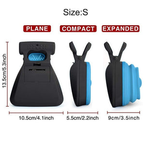 Portable foldable self bagging dog pooper scooper with bag attached - mommyfanatic