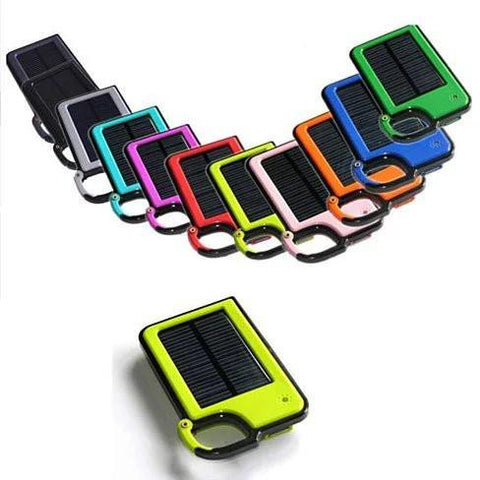 Image of Smartphone Solar Charger Power Bank Clip-On Tag Along