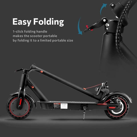 Image of Motorized Electric Scooter For Heavy Adults Foldable Portable 2022 - mommyfanatic