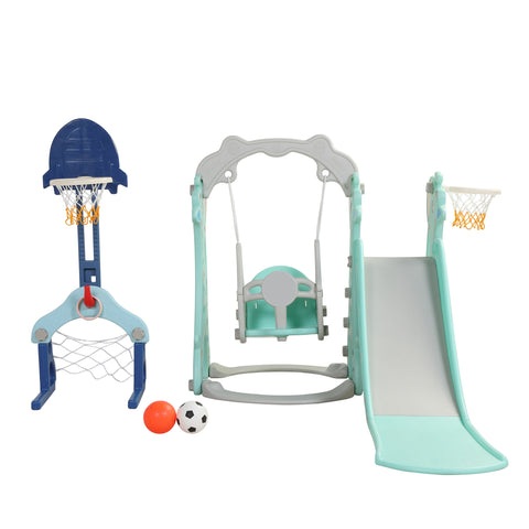 Image of 5 in 1 Toddler Swing Playset For Little Tikes Outdoor Indoor - mommyfanatic