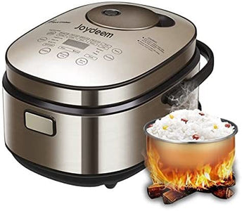 JOYDEEM Smart Induction Heating System Rice Cooker, 24-hours Pre-set Timer, 8 Cup Capacityy - mommyfanatic