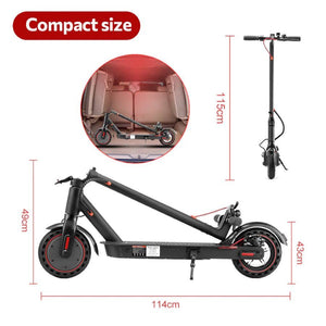 Motorized Electric Scooter For Heavy Adults Foldable Portable 2022 - mommyfanatic