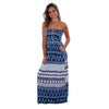Blue - Sleeveless Maxi Dress Summer Casual For Women Cheap - mommyfanatic