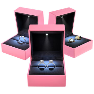 LED Jewelry Ring Box Lighted