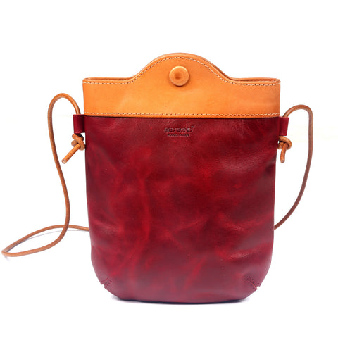 Image of leather crossbody bag for women