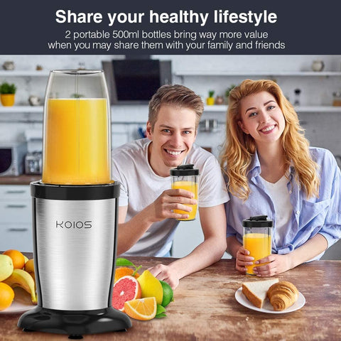 Image of KOIOS Single Serve Personal Blender for Shakes and Smoothies 850W