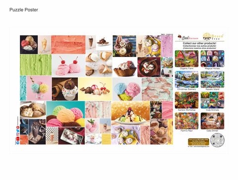 Image of Cool Ice Cream Jigsaw Puzzles 1000 Piece