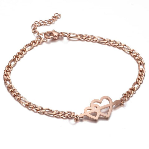 Image of ins Charm Bracelets Bangle Bracelets Jewelry lady stainless steel butterfly bracelet Christmas snow animal elephant heart heartbeat moon star bracelet