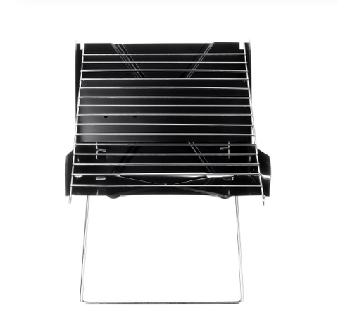 Image of BBQ Grill Folding Stainless Steel Portable Small Barbecue Grill Tool BBQ Outdoor Camping Charcoal Furnace BBQ Grills Accessories