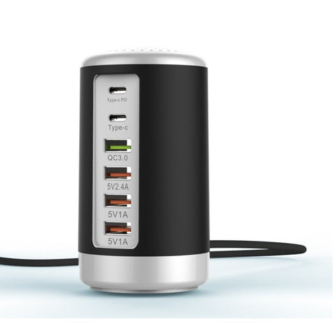 Image of 6 High Speed USB Charging Ports Tower