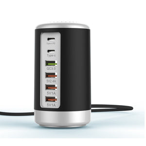 6 High Speed USB Charging Ports Tower