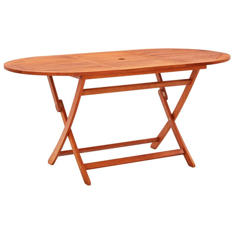 Image of wooden garden table
