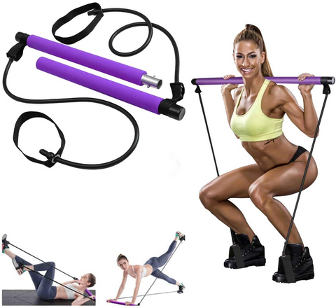 Image of Yoga Equipment For Home Barre Workout Benefits Pilates Exercise - mommyfanatic