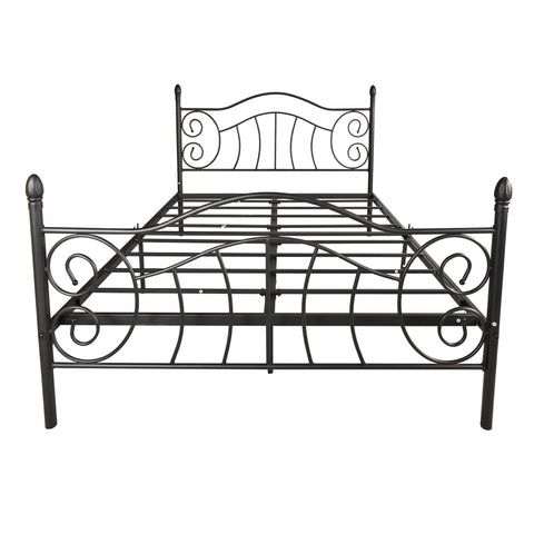 Image of metal bed frame queen size