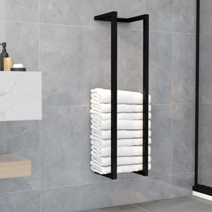 metal bath towel rack