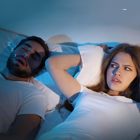 Image of Portable Anti-Snore Sleeping Device Mini Smart Sleep Aid Device; Snore Stopper; Comfortable Ventilatormen Women Sleep Improvement Snorings Corrector