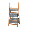 3 tier bamboo shelf rack