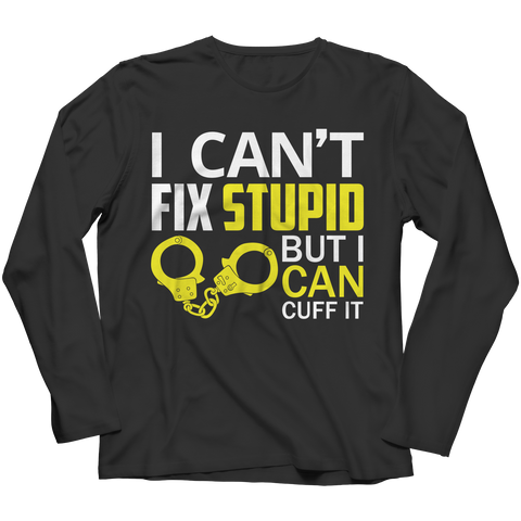 Image of Can Cuff It Police Officer Tshirt - mommyfanatic