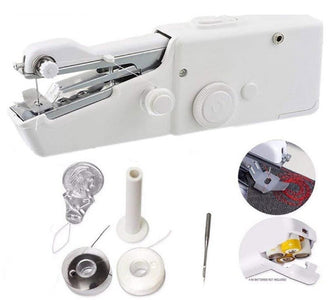 Handheld sewing machine - portable mini sewing machine step by step stitch seamstress tailoring beginner instructions - discount - mommyfanatic