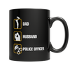 Dad Husband Police Officer Coffee Mug - mommyfanatic