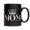Black custom coffee mug 11OZ personalized mother's day present - mommyfanatic