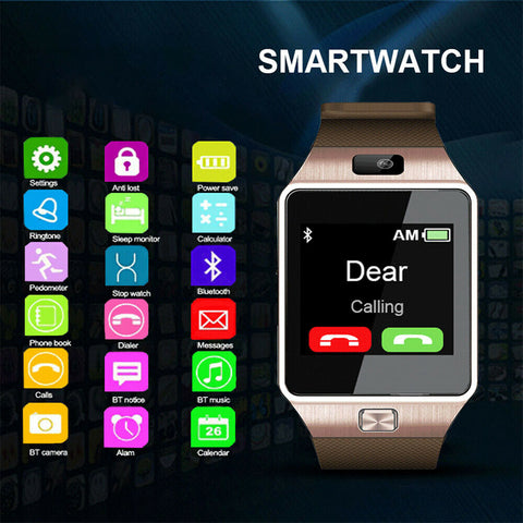 Image of Waterproof Bluetooth Smart Watch W/Camera For Android And iPhone - mommyfanatic