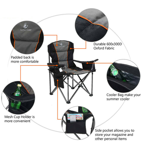 Image of luxury camping chairs