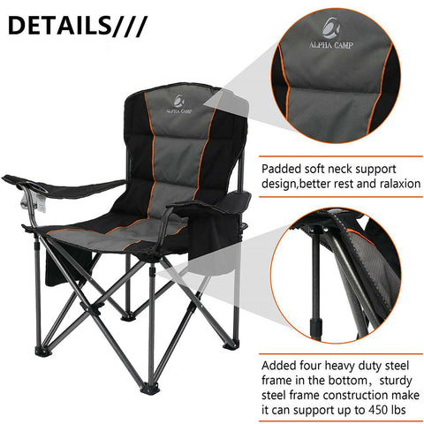 Image of heavy duty camping chairs