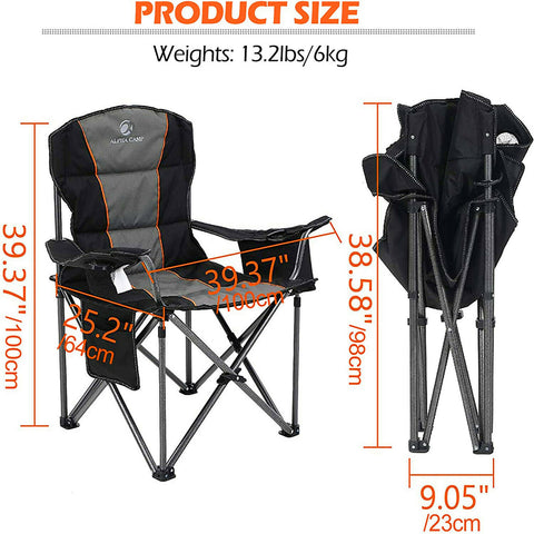folding camping chairs with bag