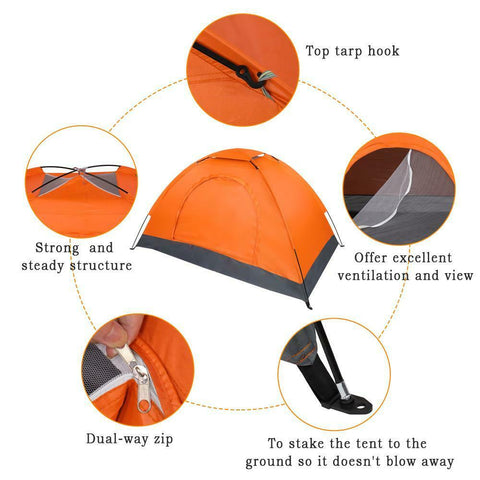 Image of Waterproof automatic instant Pop Up tent outdoor discount Camping Hiking equipment - mommyfanatic