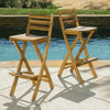 Atlantic 31-Inch outdoor folding wood counter bar stools with backs Set of 2 - mommyfanatic