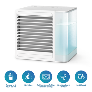Personal easy summer cool Portable mini Air Conditioner humidifier fan - mommyfanatic