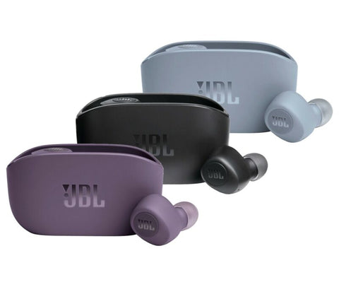 Image of Black - JBL Vibe 100TWS True Wireless In-Ear Headphones Charging Case
