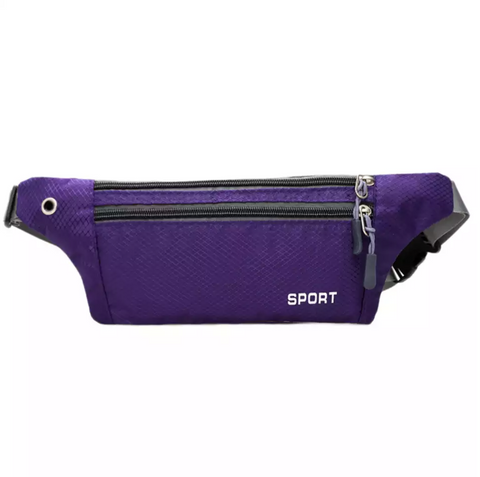 Image of Black - Waterproof fast and free running waist belt fanny pack pouch - mommyfanatic